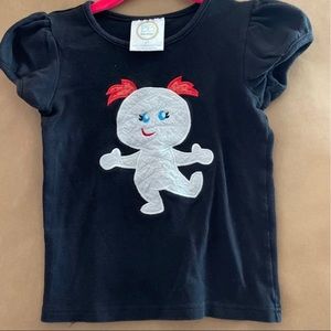 Halloween mummy tshirt 4T applique